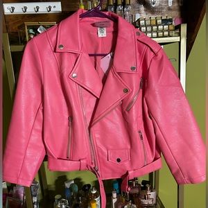 Large Vixen Vegan Leather Jacket and Large Pumpkin Maneater.